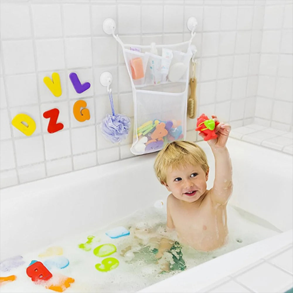 Suction Cup Bath Toy Organizer